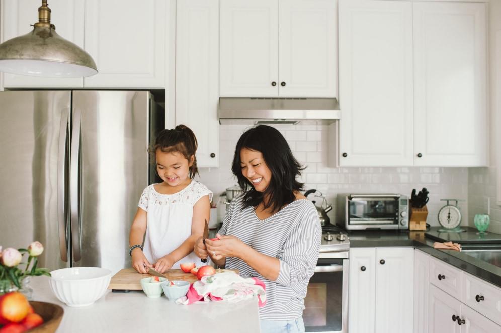 Homebuying Journey Mother and Daughter in Kitchen