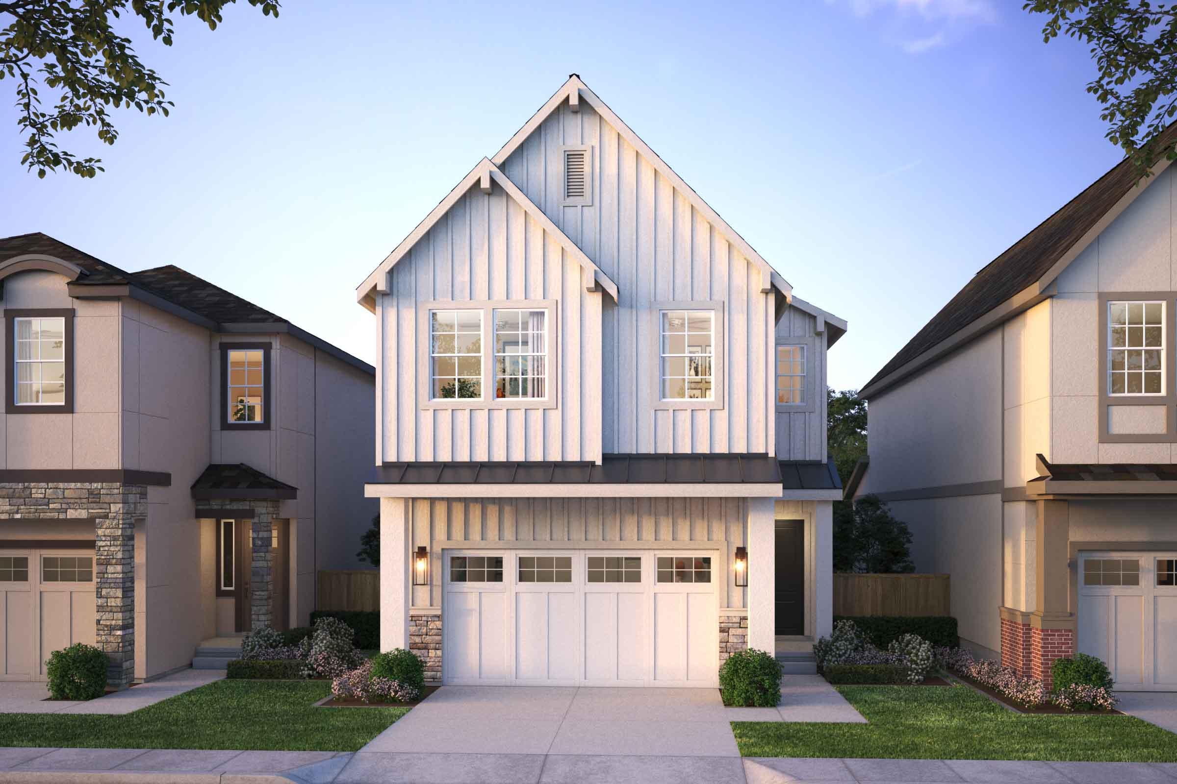 The Residences at The Vineyard - St. Helena - Farmhouse - Rendering