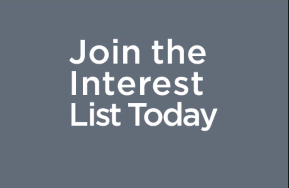 Join the Interest List image